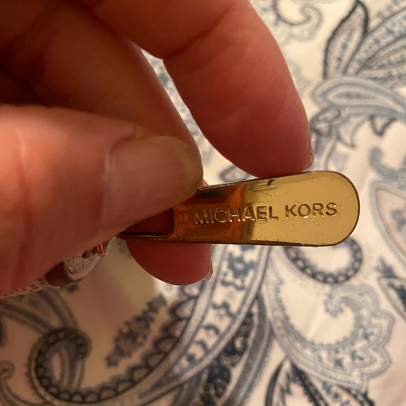 Michael Kors wallet with gold tone plate on front - Picture 3 of 14